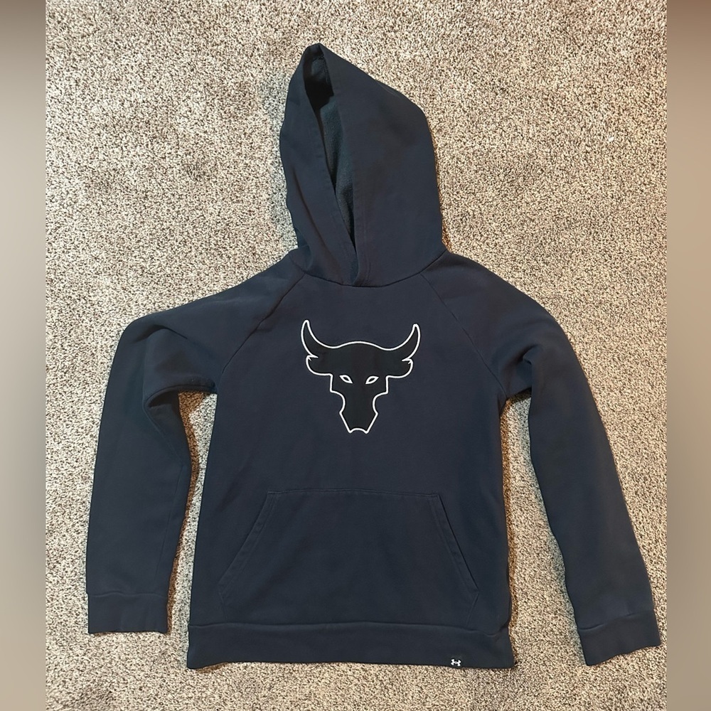 Kids Under Armour project Rock bull Black Loose Fit Apparel